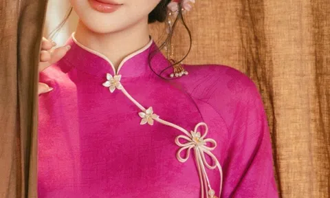 Tranh cãi về chi tiết trên áo dài Tết giống trang phục nước ngoài