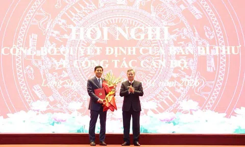 Ban Bí thư điều động đồng chí Vũ Hoàng Anh giữ chức Phó Bí thư Tỉnh ủy Lạng Sơn