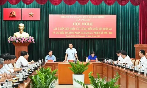 Giới thiệu đồng chí Trần Lưu Quang, Bí thư Thành ủy TPHCM ứng cử đại biểu Quốc hội khóa XVI