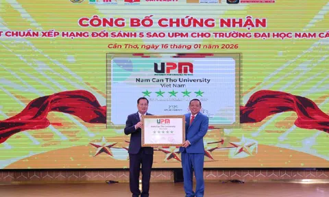 Đại học đầu tiên ở ĐBSCL đạt 5 sao UPM và 4 sao QS Stars