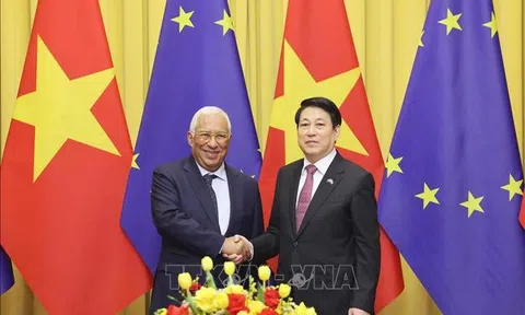 Chủ tịch Hội đồng châu Âu rời Hà Nội, kết thúc chuyến thăm chính thức Việt Nam