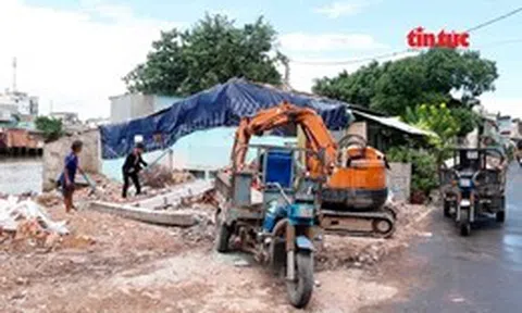 Ảnh 360Trên 1300 hộ dân di dời nhà phục vụ dự án cải tạo bờ Bắc kênh Đôi