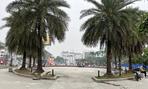 Sau phản ánh xuống cấp, công viên hồ điều hòa Mai Dịch khoác diện mạo mới