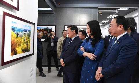 Khai mạc Triển lãm ảnh 'Mừng Đảng, Mừng Xuân và Chào mừng thành công Đại hội lần thứ XIV của Đảng'