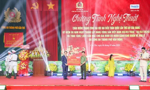 Công an TP. Cần Thơ trao 1.000 căn nhà – lan tỏa 'điểm tựa lòng dân'