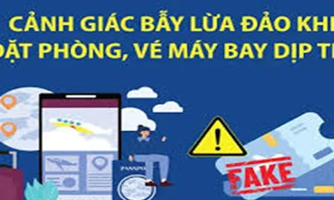 Cảnh báo bẫy lừa đảo khi đặt phòng, vé máy bay dịp Tết