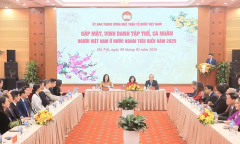 Ủy ban Trung ương MTTQ Việt Nam gặp mặt, vinh danh kiều bào tiêu biểu năm 2025