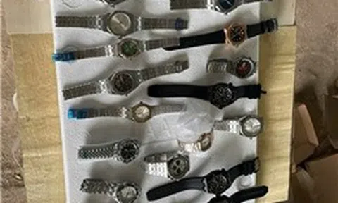 Hải quan phát hiện số lượng lớn đồng hồ nghi vi phạm sở hữu trí tuệ