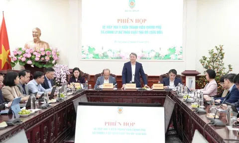 Cần tập trung cao độ cho việc tiếp thu, chỉnh lý dự án Luật Thủ đô (sửa đổi)