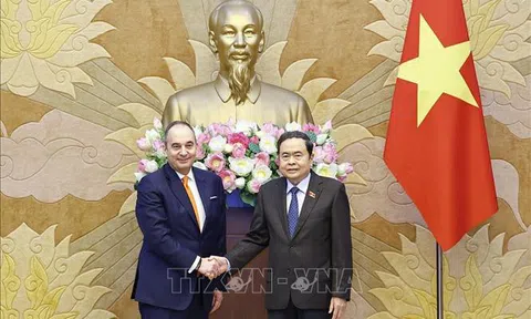 Chủ tịch Quốc hội Trần Thanh Mẫn tiếp Phó Chủ tịch thứ nhất Quốc hội Hy Lạp