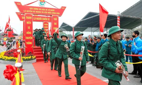 Các địa phương sẵn sàng cho lễ giao nhận quân năm 2026