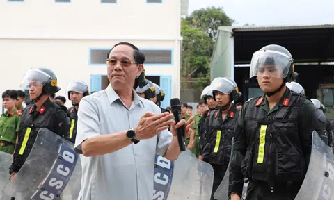 Kiểm tra công tác bảo đảm an ninh, trật tự phục vụ bầu cử tại Cần Thơ