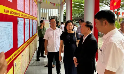 Lãnh đạo tỉnh Gia Lai kiểm tra công tác chuẩn bị bầu cử tại các xã, phường