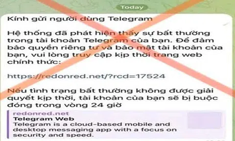 Cảnh báo thủ đoạn chiếm đoạt tài khoản Telegram để lừa đảo