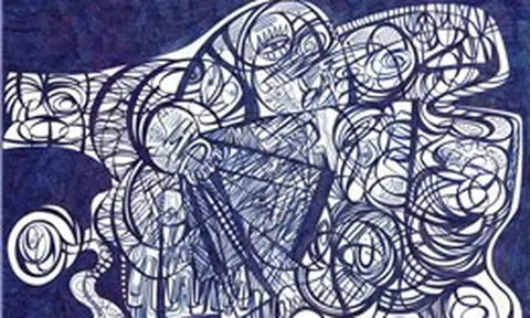 Họa sĩ Đào Anh Khánh và con gái CAT đối thoại trong triển lãm chung đầu tiên