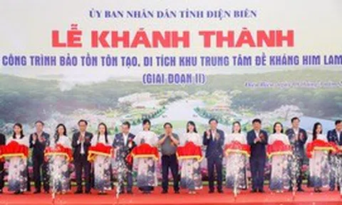 Thủ tướng Phạm Minh Chính dự lễ khánh thành dự án bảo tồn, tôn tạo di tích Him Lam