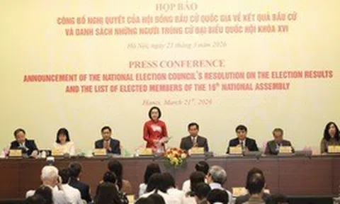 Công bố Nghị quyết về kết quả bầu cử và danh sách trúng cử đại biểu Quốc hội khóa XVI