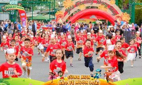 Kun Marathon 2026: Thông điệp "Bảo vệ muôn loài" được hàng nghìn phụ huynh hưởng ứng
