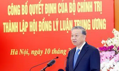 Tổng Bí thư Tô Lâm chủ trì Hội nghị công bố thành lập Hội đồng Lý luận Trung ương nhiệm kỳ 2026-2031