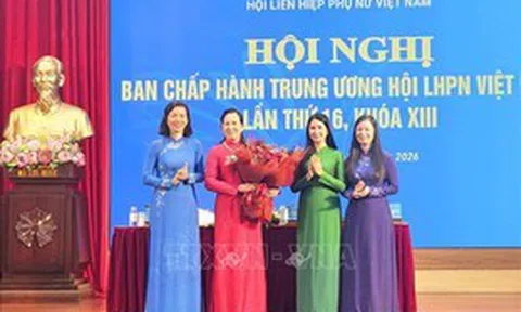 Đồng chí Lê Thị Thủy được bầu giữ chức Chủ tịch Hội Liên hiệp Phụ nữ Việt Nam