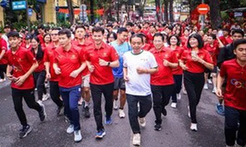 Hơn 1,3 triệu người hưởng ứng Ngày chạy Olympic vì sức khỏe toàn dân năm 2026
