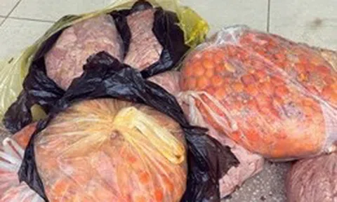 Bắt giữ gần 1 tạ thực phẩm bẩn vận chuyển qua biên giới