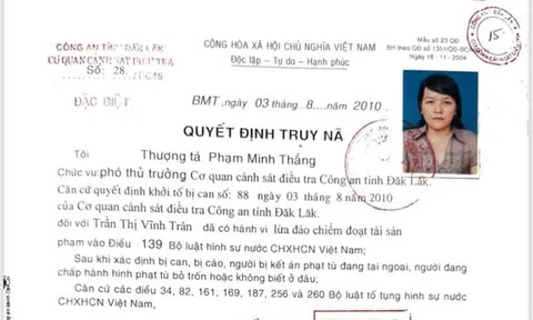 Truy nã đặc biệt nữ bác sĩ chiếm đoạt hơn 5 tỷ đồng rồi bỏ trốn