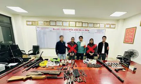 Triệt phá đường dây chế tạo, mua bán vũ khí quân dụng quy mô lớn
