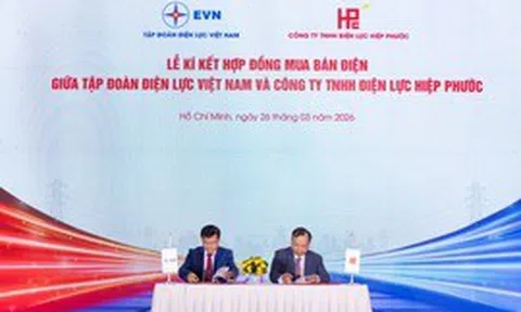 EVN ký hợp đồng mua bán điện cho dự án Nhà máy điện LNG Hiệp Phước
