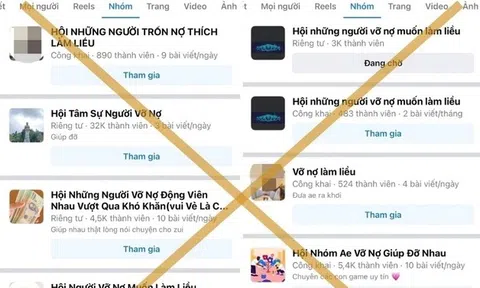 Cảnh giác với các hội nhóm "tín dụng đen", “vỡ nợ làm liều” trên mạng