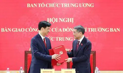 Hội nghị bàn giao công tác Trưởng ban Tổ chức Trung ương
