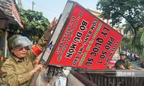 Công an Hà Nội kiên quyết lập lại trật tự đô thị