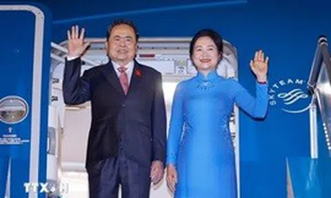 Chủ tịch Quốc hội Trần Thanh Mẫn lên đường dự Đại hội đồng IPU-152