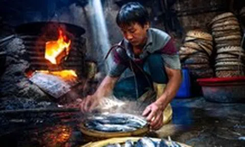 Nghề hấp cá, mực ở Quy Nhơn: Giữ lửa trong gian bếp nồng mùi biển