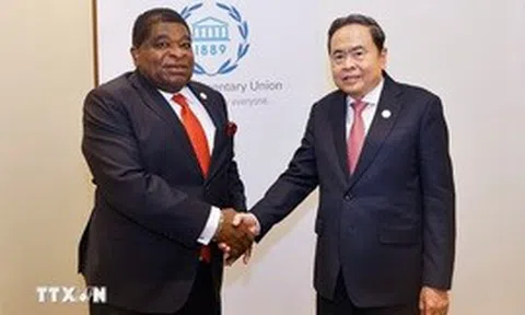 Chủ tịch Quốc hội Trần Thanh Mẫn gặp Tổng Thư ký IPU Martin Chungong