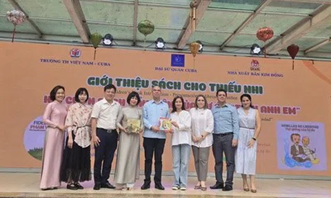 Trường Tiểu học Việt Nam – Cuba tổ chức chương trình giới thiệu sách dự án “Tình anh em”