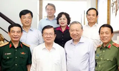 Tổng Bí thư, Chủ tịch nước thăm các nguyên lãnh đạo Đảng, Nhà nước