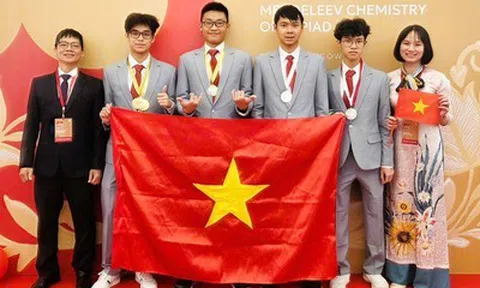 Lập thành tích ấn tượng tại Olympic Hoá học “khó nhất hành tinh”, Việt Nam giành 4 huy chương