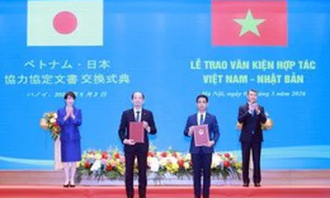 Việt Nam - Nhật Bản ký 6 văn kiện hợp tác quan trọng