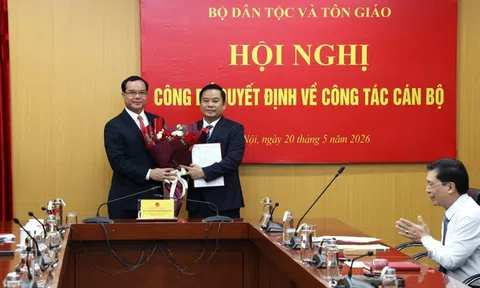 Bổ nhiệm Vụ trưởng Vụ Chính sách của Bộ Dân tộc và Tôn giáo