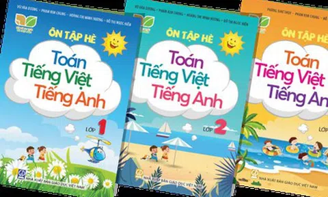 Bộ sách Ôn tập hè Toán – Tiếng Việt – Tiếng Anh dành cho học sinh Tiểu học: Đồng hành cùng học sinh duy trì nhịp học hè