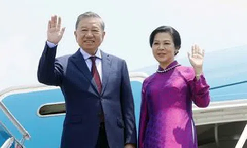 Tổng Bí thư, Chủ tịch nước Tô Lâm và Phu nhân lên đường thăm chính thức Thái Lan