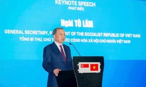 Tổng Bí thư, Chủ tịch nước Tô Lâm: Hợp tác công nghệ sẽ trở thành một trụ cột quan trọng trong quan hệ Việt Nam - Singapore