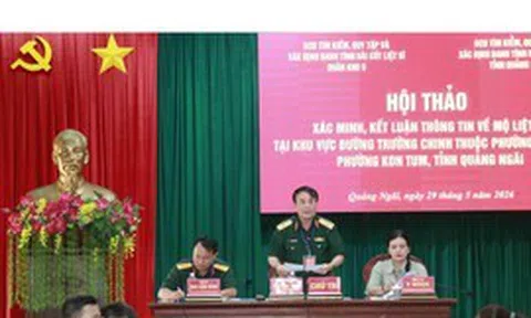 Làm rõ thông tin về rãnh mộ các liệt sĩ Trung đoàn 24A hy sinh năm 1968 tại Kon Tum