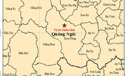 Động đất tiếp tục rung chuyển ở "điểm nóng" Kon Plông, Quảng Ngãi