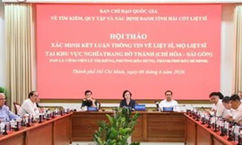 Phó Thủ tướng Phạm Thị Thanh Trà dự Hội thảo đặc biệt xác minh thông tin về khu mộ liệt sĩ tập thể tại Công viên Lê Thị Riêng