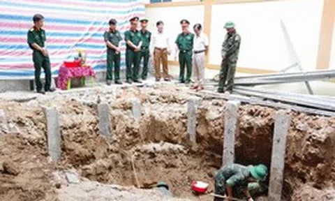 Phát hiện, quy tập 4 hài cốt liệt sĩ tại khu vực Thành cổ Quảng Trị