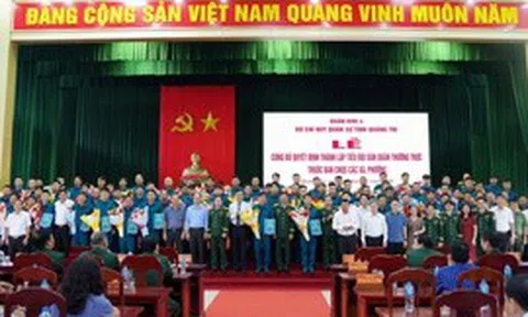 Quảng Trị thành lập 74 Tiểu đội Dân quân thường trực tại các xã, phường
