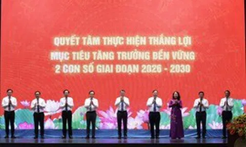 Thủ tướng Lê Minh Hưng phát động Phong trào thi đua quyết tâm thực hiện thắng lợi mục tiêu tăng trưởng bền vững '2 con số'