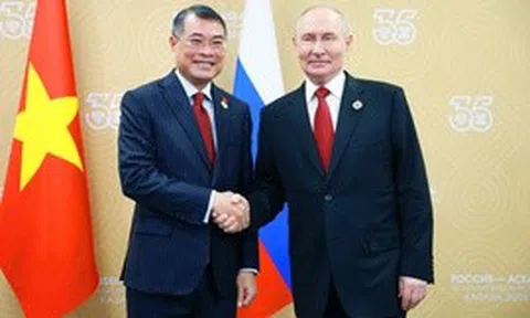 Thủ tướng Chính phủ Lê Minh Hưng hội kiến Tổng thống Nga Vladimir Putin